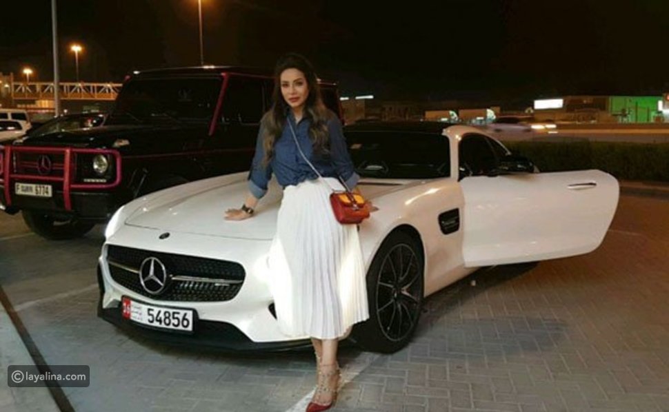 فيديو وصور سيارة مرسيدس هدية للإعلامية لجين عمران