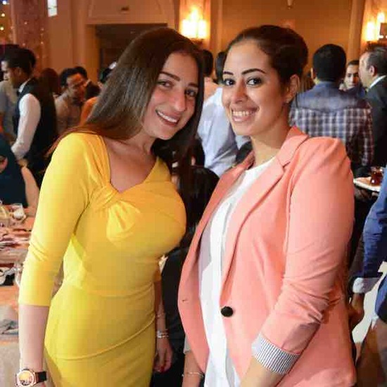 صور فستان مي عز الدين الأصفر يخطف الأنظار في حفل إفطار On Tv