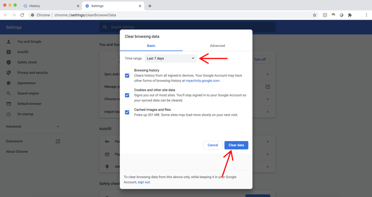هل يجب عليك حذف السجل الخاص بك على جوجل كروم وكيفية حذفه